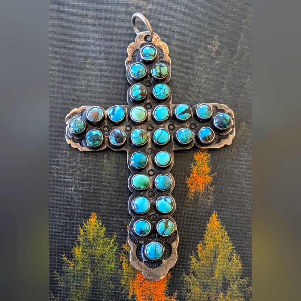 Turquoise cross